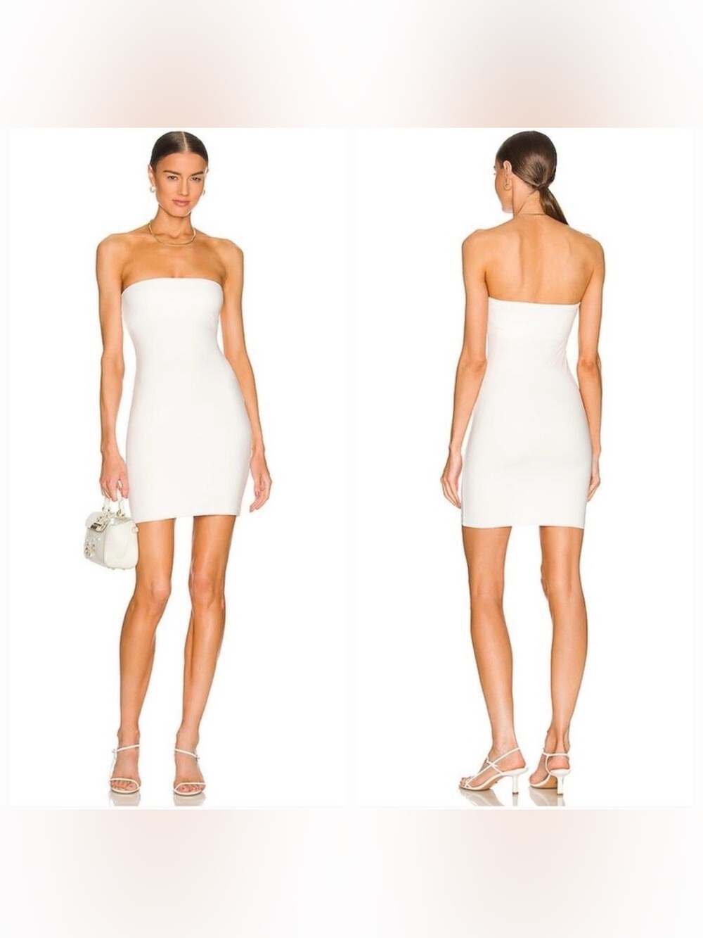 Weekend Stories ECS Tube Dress in White, Size M